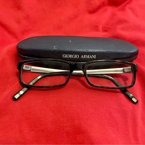 Giorgio Armani Squared Glasses Frame